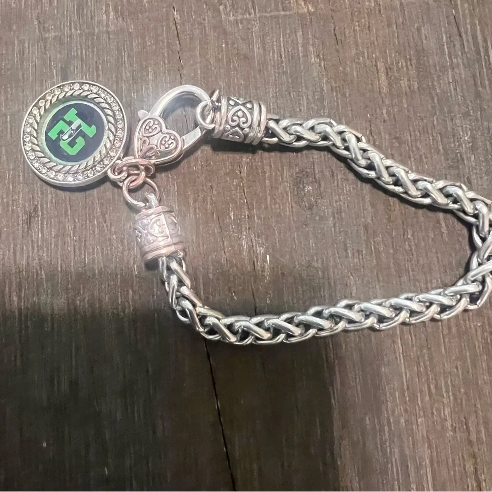 Seattle Seahawks Green and Blue Jewelry & Key Chain Set